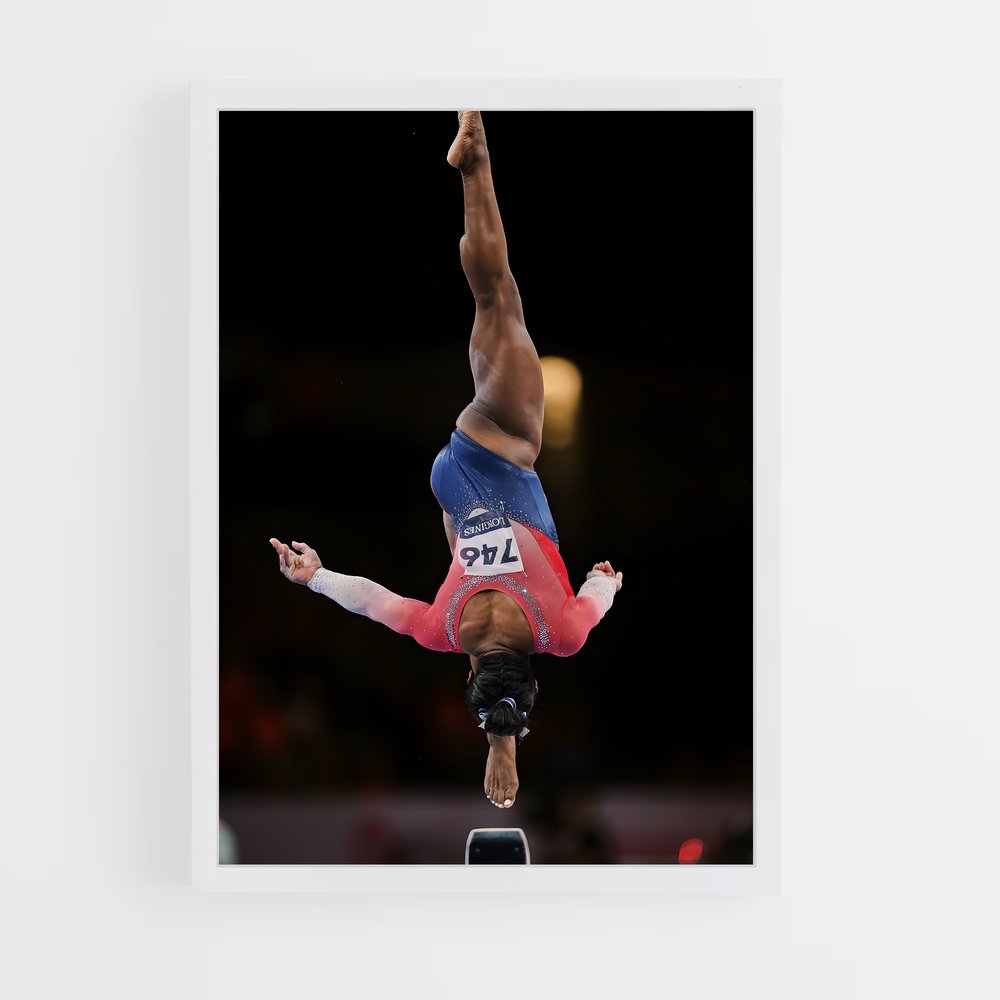 Poster Simone biles acharnés (vue 3)